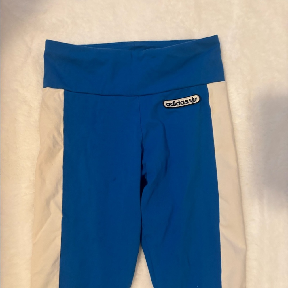 Adidas Retro blue Leggings - Picture 6 of 9